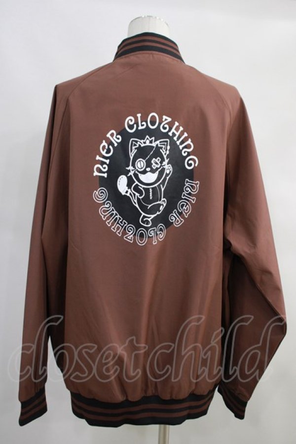 画像2: NieR Clothing  / 内ポケット付きMILK CHOCOLATE BLOUSON 【ミケ】 H-23-09-30-008-KB-ZT229 (2)