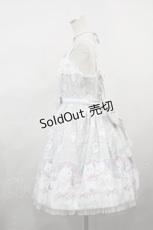 Angelic Pretty / 猫のお茶会ジャンパースカートSet H-23-10-28-027-AP