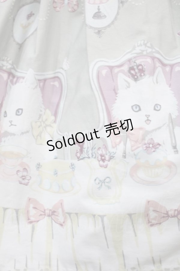 Angelic Pretty / 猫のお茶会ジャンパースカートSet H-23-10-28-027 