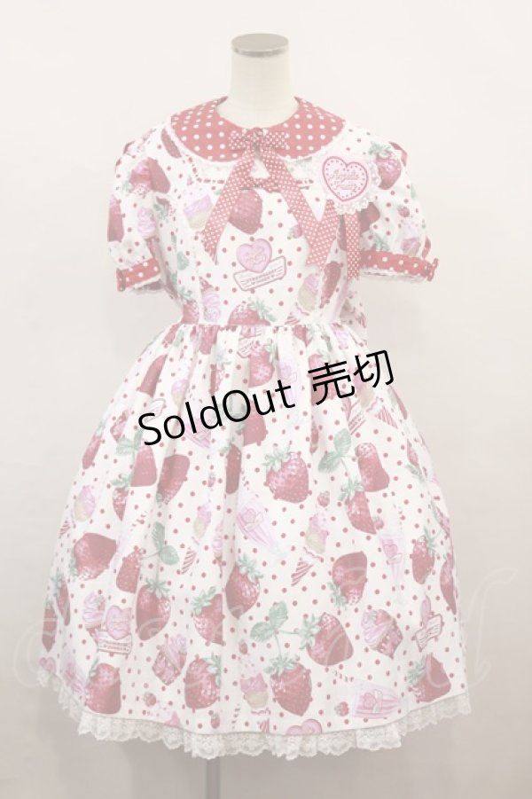 Angelic Pretty / Fresh Strawberry Dinerワンピース H-23-10-30-2020 