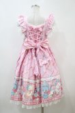 画像2: Angelic Pretty / MELODY TOYSハイウエストジャンパースカート Free ピンク H-23-11-19-039-AP-OP-NS-ZH (2)