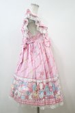 画像3: Angelic Pretty / MELODY TOYSハイウエストジャンパースカート Free ピンク H-23-11-19-039-AP-OP-NS-ZH (3)