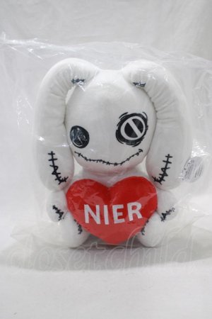 画像: NieR Clothing / NieRちゃんハートぬいぐるみ  白 H-24-01-10-1033-PU-ZA-KB-ZT386