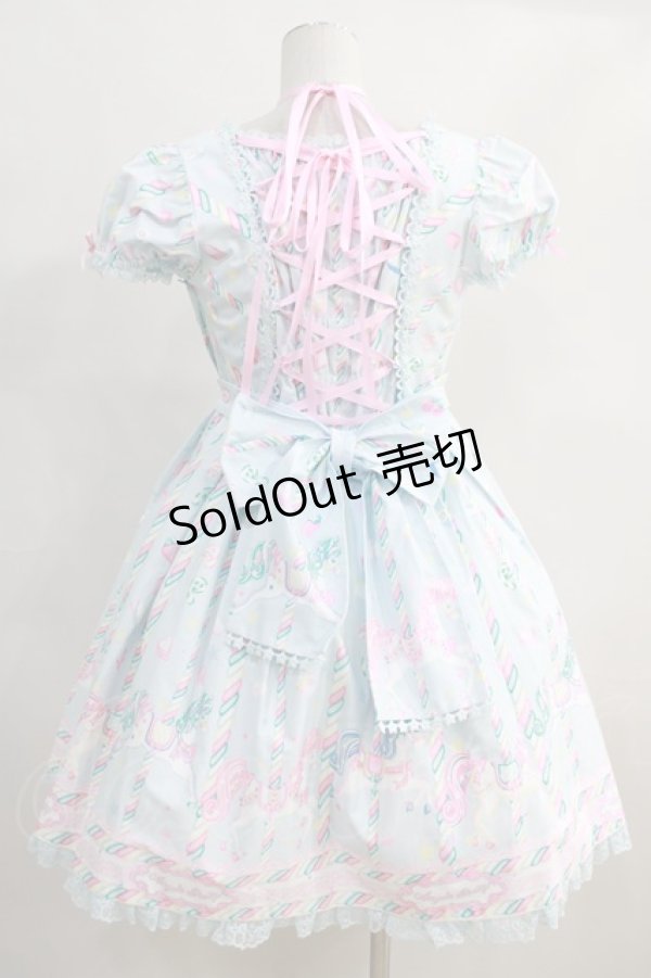 画像3: Angelic Pretty / Sugary Carnivalワンピース Free サックス H-24-01-20-028-AP-OP-NS-ZH (3)