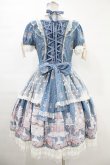 画像2: Angelic Pretty / Antoinette Decorationワンピース Free ブルー H-24-02-01-1017-AP-OP-NS-ZH (2)