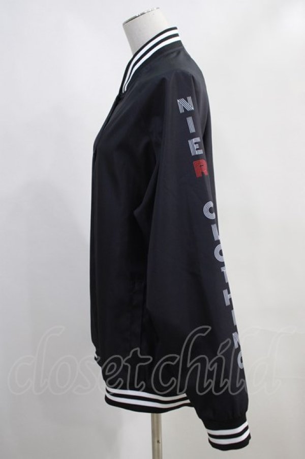 画像2: NieR Clothing /OUSON JACKET  黒 H-24-02-06-1005-PU-JA-KB-ZT022 (2)