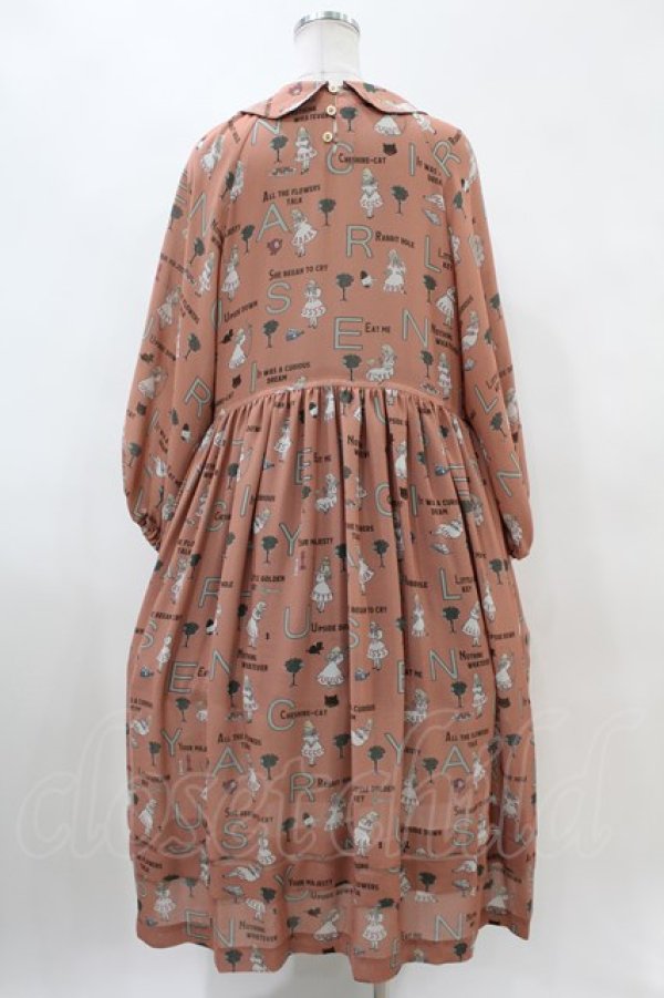 Jane Marple / The nursery Alice tablier dress アプリコットブラウン  H-24-02-16-1027-JM-OP-KB-ZT304 - closet child オンラインショップ