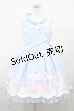 画像: Angelic Pretty / MilkyPlanetジャンパースカートSet Free サックス H-24-03-21-1019-AP-OP-NS-ZH