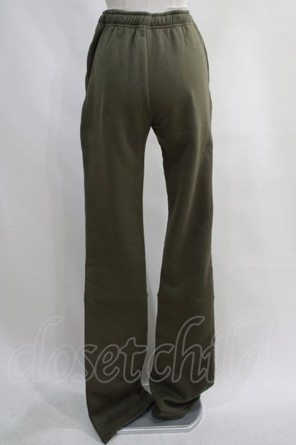 画像2: NieR Clothing / 内側防寒仕様SUPER LONG×LOOSE SWEAT PANTS  カーキ H-24-04-06-001-PU-PA-KB-ZT198 (2)