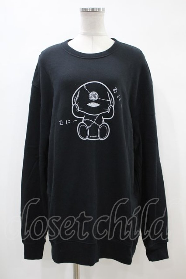 画像1: NieR Clothing / プリントSWEAT   黒 H-24-04-15-1047-PU-TO-KB-ZT399 (1)