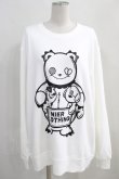 画像1: NieR Clothing / プリントSWEAT  2XL 白 H-24-04-16-1028-PU-TO-KB-ZT375 (1)