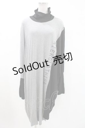 画像: NieR Clothing / DOLMAN PULLOVER  グレー×黒 H-24-04-23-014-PU-TO-KB-ZT093