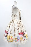 画像3: Angelic Pretty / Honey Cakeラウンドジャンパースカート free アイボリー H-24-05-11-1029-AP-OP-NS-ZH (3)