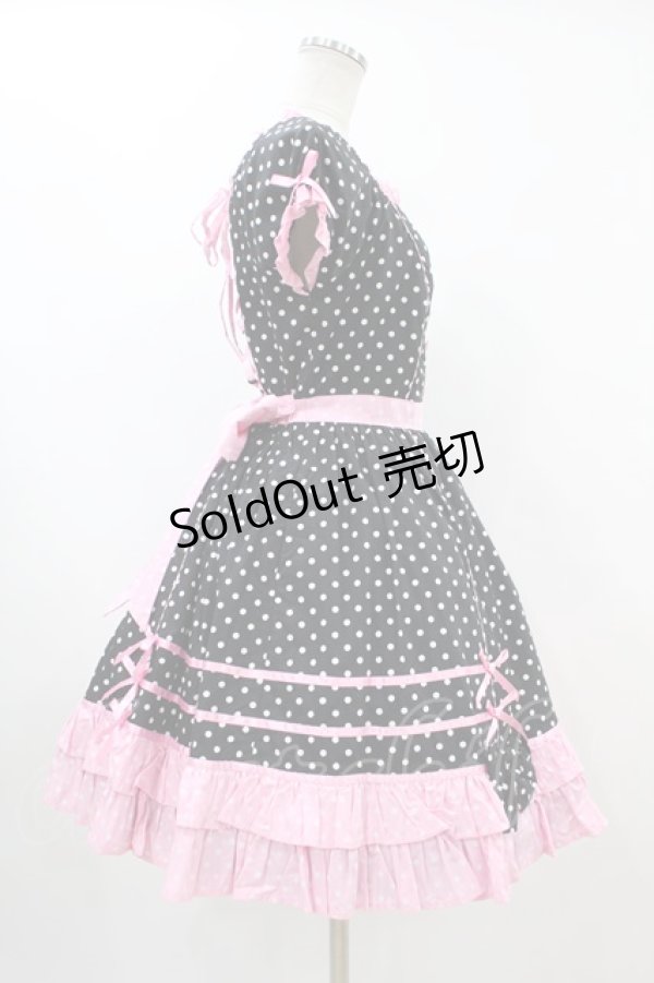 画像3: Angelic Pretty / Candy Popワンピース Free ブラック/ピンク H-24-05-19-1009-AP-OP-NS-ZH (3)