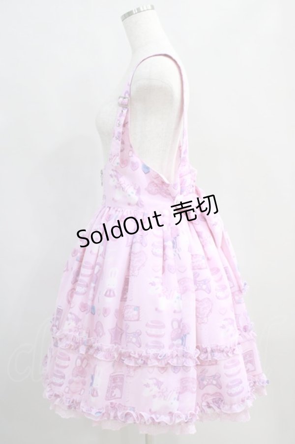 画像2: Angelic Pretty / Photogenic Palletサロペット Free ピンク H-24-06-02-022-AP-OP-NS-ZH (2)