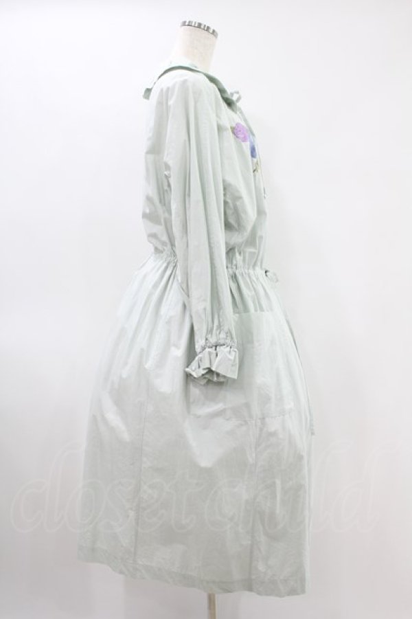 画像3: Jane Marple Dans Le Saｌon / Jardin Des Fleurs Embroideryドレス  ミント H-24-06-03-023-JM-OP-KB-ZH (3)