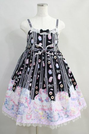 画像: Angelic Pretty / Whip Factory ジャンパースカート free ブラック H-24-06-08-010-AP-OP-NS-ZH