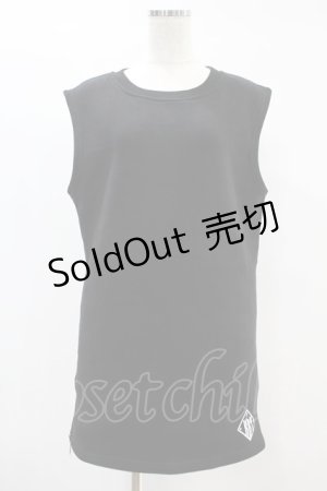 画像: KRY CLOTHING / サイドZIPスウェットワンピース  黒 H-24-06-14-1023-EL-OP-KB-ZH