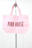 画像1: PINK HOUSE / ロゴトートバッグ - ピンク H-24-06-22-1028-LO-BG-NS-ZH (1)