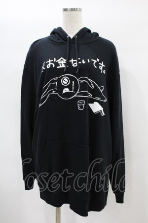 画像: NieR Clothing / プリントプルパーカー 2XL 黒 H-24-07-02-053-PU-TO-KB-ZT032