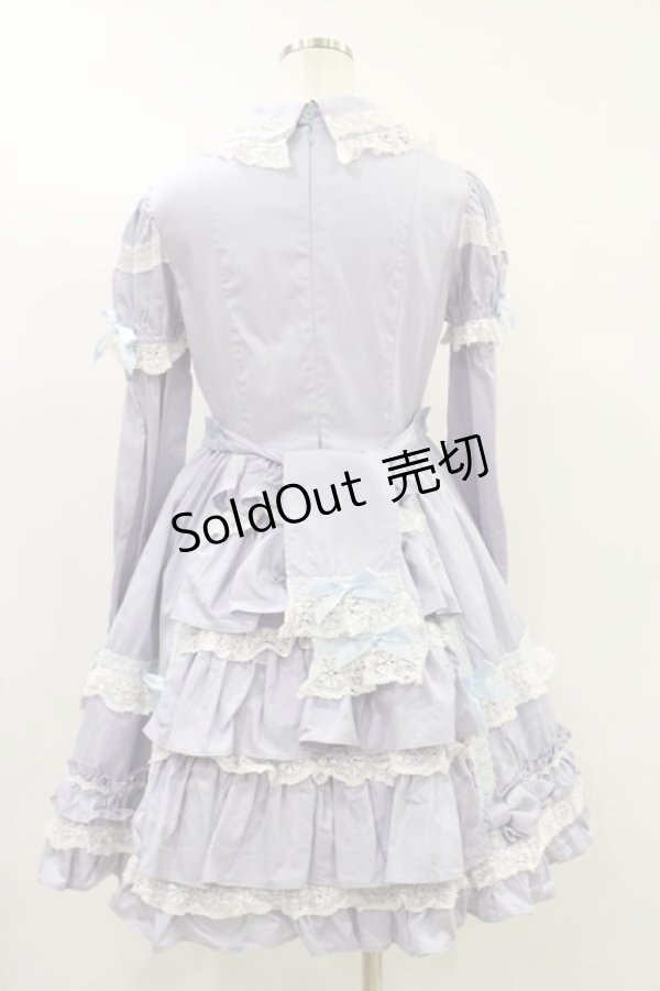 画像2: Angelic Pretty / フラワーレースワンピース(2008) Free サックス H-24-07-06-071-AP-OP-NS-ZH (2)