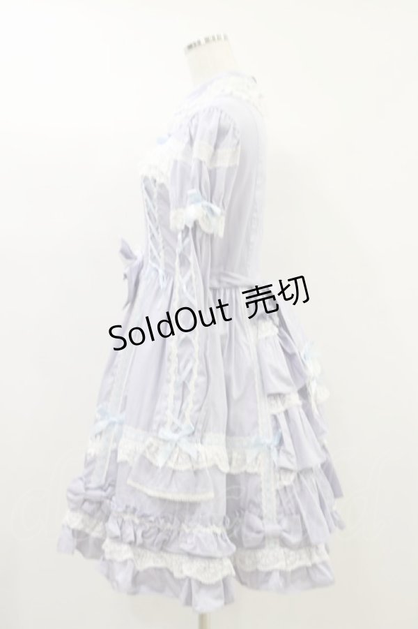 画像3: Angelic Pretty / フラワーレースワンピース(2008) Free サックス H-24-07-06-071-AP-OP-NS-ZH (3)