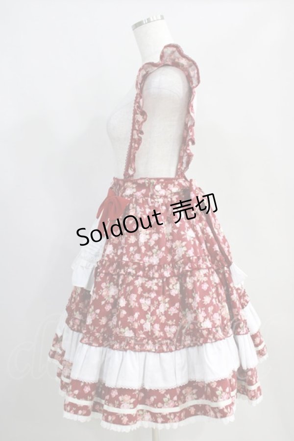 画像2: Angelic Pretty / Flower Basketスカート Free レッド H-24-07-07-1005-AP-SK-NS-ZH (2)