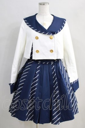 画像: Angelic Pretty / Bunny College Formal Set Free ネイビー H-24-07-07-1006-AP-OP-NS-ZH