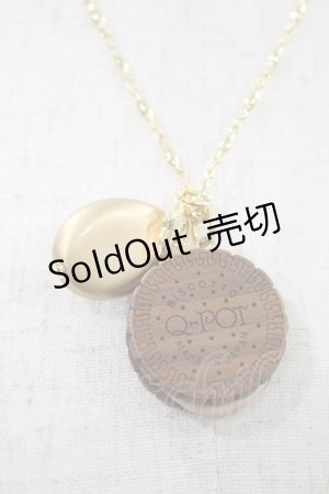 画像: Q-pot. / Round Choco Biscuit Necklace   H-24-07-11-043-QP-AC-KB-ZH