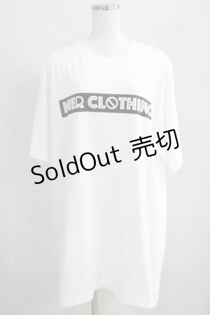 画像: NieR Clothing / BOX LOGO COTTON CUTSEW  白 H-24-07-11-1035-PU-TO-KB-ZH