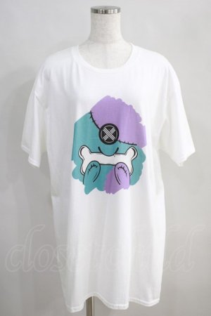 画像: NieR Clothing / プリントCOTTON CUTSEW  白 H-24-07-11-1037-PU-TO-KB-ZT280