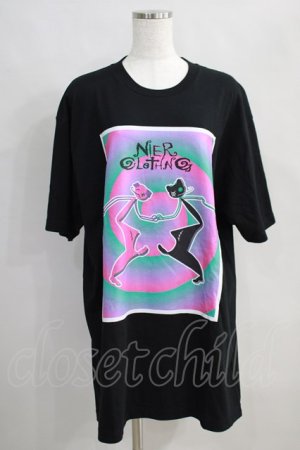 画像: NieR Clothing / CHARACTER COTTON CUTSEW【ちゃむちゃむ×シエル】 XL 黒 H-24-07-11-1056-PU-TO-KB-ZT307