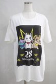 画像1: NieR Clothing / プリントCOTTON CUTSEW  白 H-24-07-11-1021-PU-TO-KB-ZT319 (1)