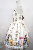 画像2: Angelic Pretty / Honey Cake切替ジャンパースカート Free 生成り H-24-07-12-1003-AP-OP-NS-ZH (2)