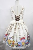 画像3: Angelic Pretty / Honey Cake切替ジャンパースカート Free 生成り H-24-07-12-1003-AP-OP-NS-ZH (3)