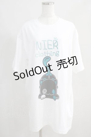 画像: NieR Clothing / プリントCOTTON CUTSEW XL 白 H-24-07-14-045-PU-TO-KB-ZT311