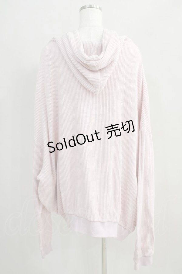 画像3: Candy Stripper / NAUGHTY CLUB WAFFLE HOODIE  ピンク H-24-07-14-060-PU-TO-KB-ZT302 (3)