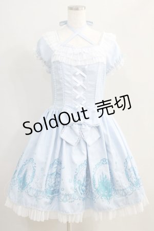 画像: Angelic Pretty / Aqua Princessワンピース Free サックス H-24-07-20-001-AP-OP-NS-ZH