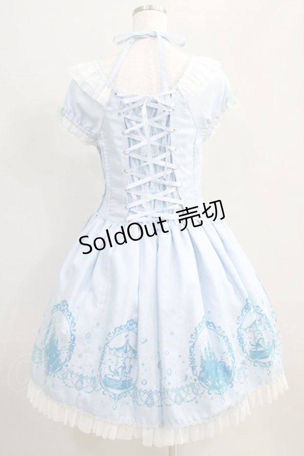 画像3: Angelic Pretty / Aqua Princessワンピース Free サックス H-24-07-20-001-AP-OP-NS-ZH (3)