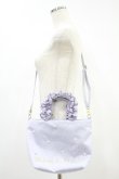 画像1: Maison de FLEUR / パールサテンフリルハンドル2wayトートバッグ  ラベンダー H-24-08-04-1013-LO-BG-NS-ZH (1)