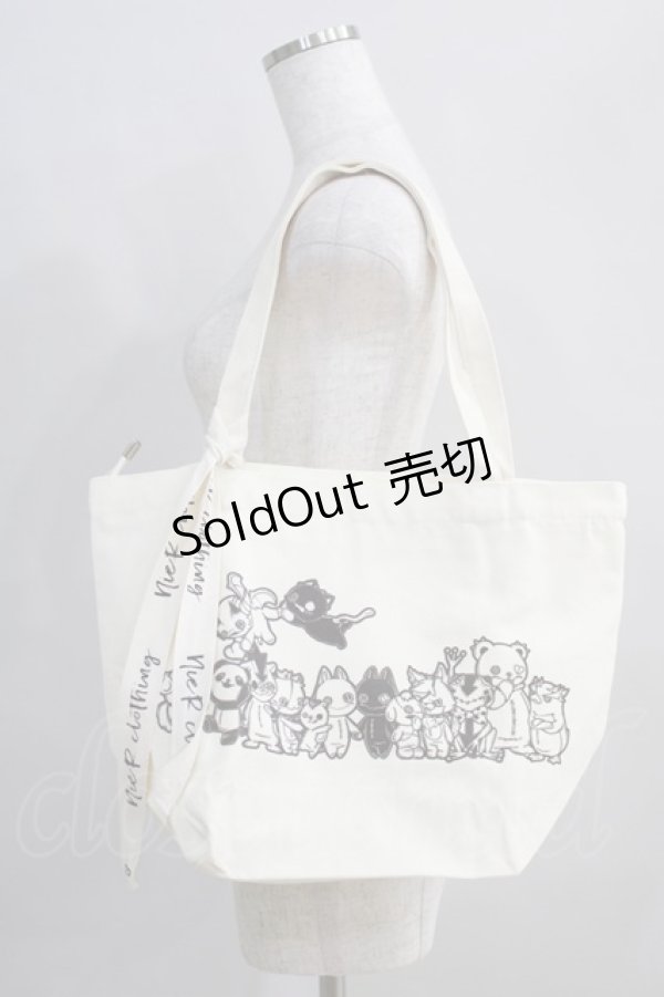 画像1: NieR Clothing / CANVAS TOTE BAG   H-24-08-05-039-PU-BG-KB-ZH (1)