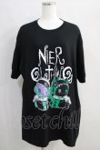 画像1: NieR Clothing / プリントCOTTON CUTSEW XL 黒 H-24-08-05-024-PU-TO-KB-ZH (1)