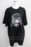 画像1: NieR Clothing / プリントCOTTON CUTSEW XL 黒 H-24-08-05-027-PU-TO-KB-ZT311 (1)