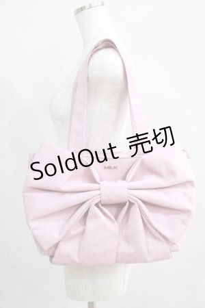 画像: MILK / Big Ribbon Bag  ピンク H-24-08-06-019-ML-BG-KB-ZH