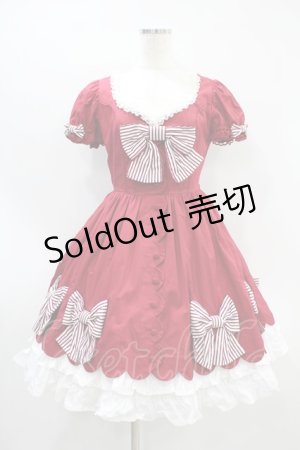 画像: Angelic Pretty / およばれ夜会ワンピース Free ワイン H-24-08-12-021-AP-OP-NS-ZH