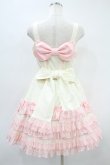 画像2: Angelic Pretty / リボンカクテルジャンパースカート Free アイボリー H-24-08-12-027-AP-OP-NS-ZH (2)