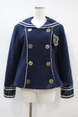 画像1: Angelic Pretty / セーラーダブルショートコート Free ネイビー H-24-08-12-058-AP-CO-NS-ZT-C064 (1)