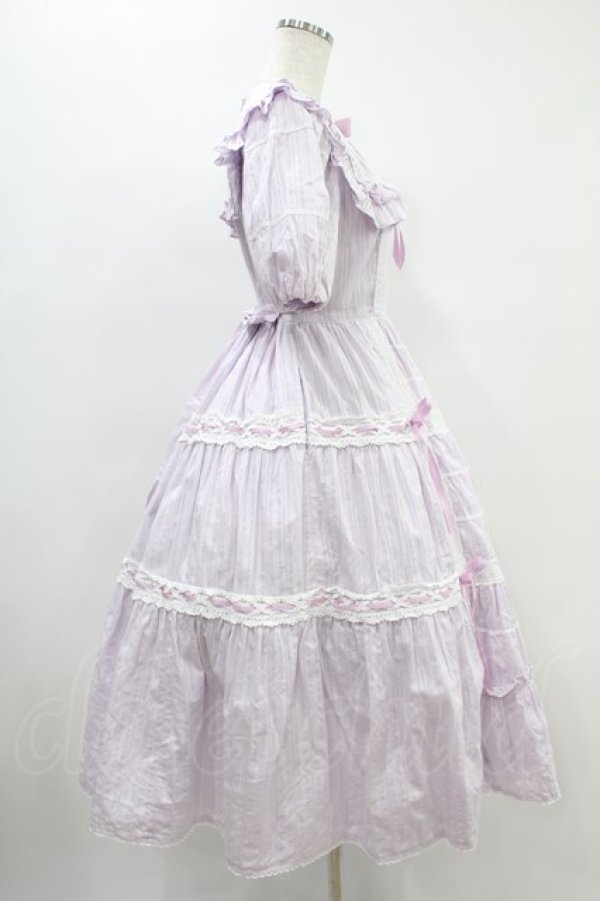 画像3: Angelic Pretty / クレッシェンドティアードワンピース Free ラベンダー H-24-08-12-019-AP-OP-NS-ZH (3)