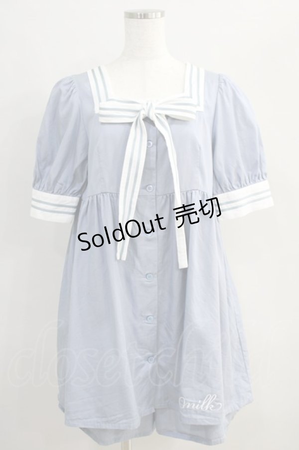 画像1: MILK / Sailor Set Up  サックス H-24-08-14-002-ML-OP-KB-ZH (1)