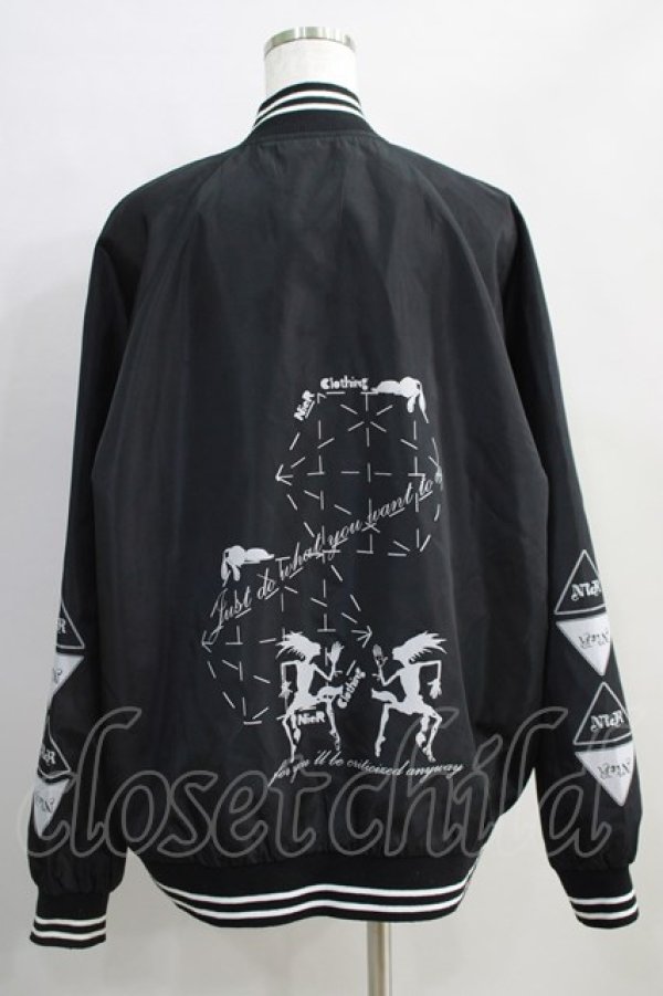 画像3: NieR Clothing / LIGHT BLOUSON JACKET  黒 H-24-08-21-050-PU-JA-KB-ZT063 (3)